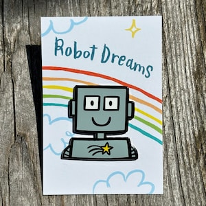 Roboter Pin aus Blech !