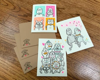 Robot Dreams Greeting Card - Variety Pack!