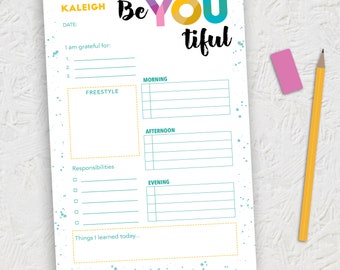 Be YOU tiful Daily Planner DIGITALE DOWNLOAD