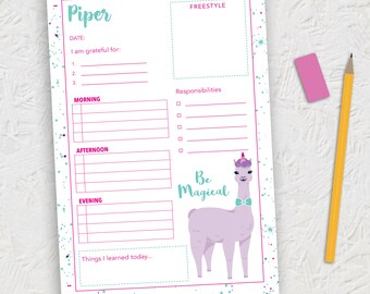 Magische Lama Daily Planner DIGITALE DOWNLOAD