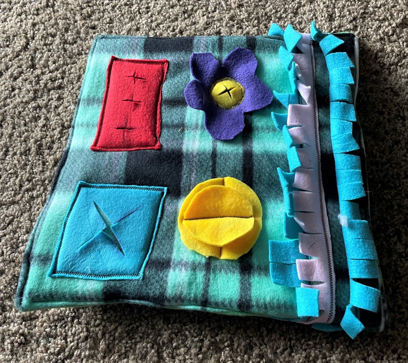 Design Your Own Flipit Snuffle Mat Sewing Pattern Dual Etsy