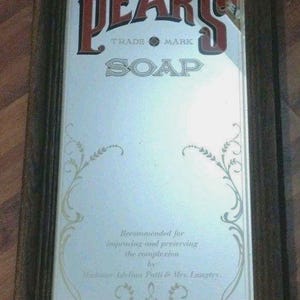 Pears Soap Mirror - Etsy