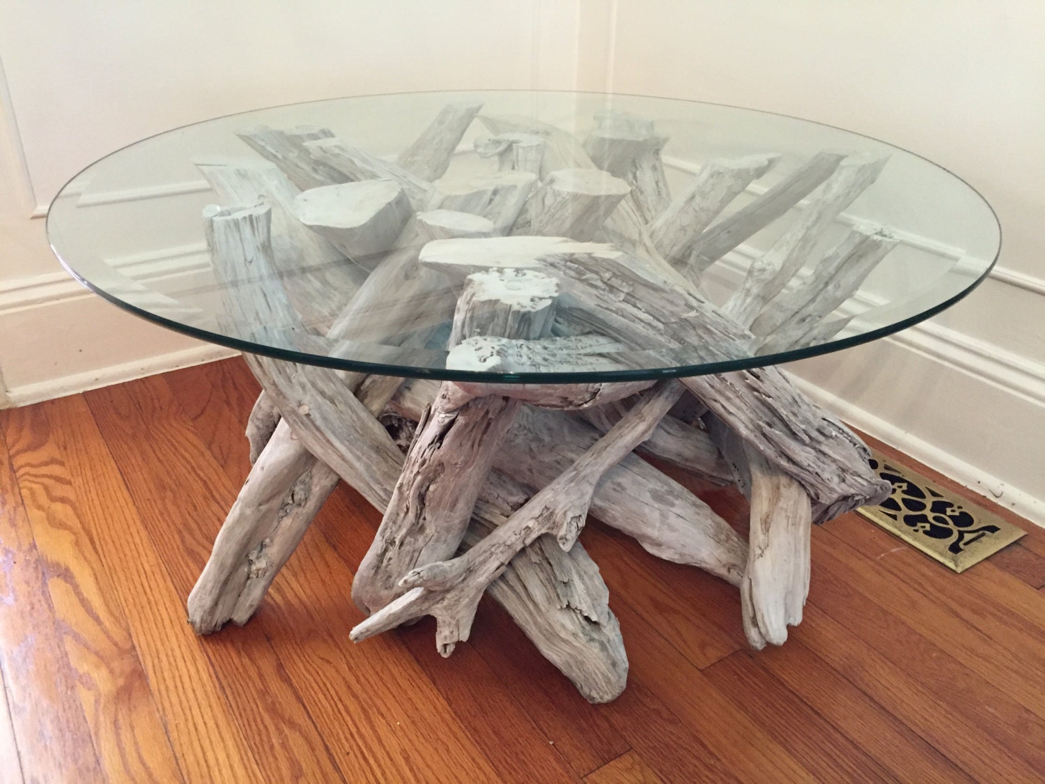 driftwood coffee table living room style