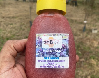 Elderberry Syrup Infused Sea Moss Gel