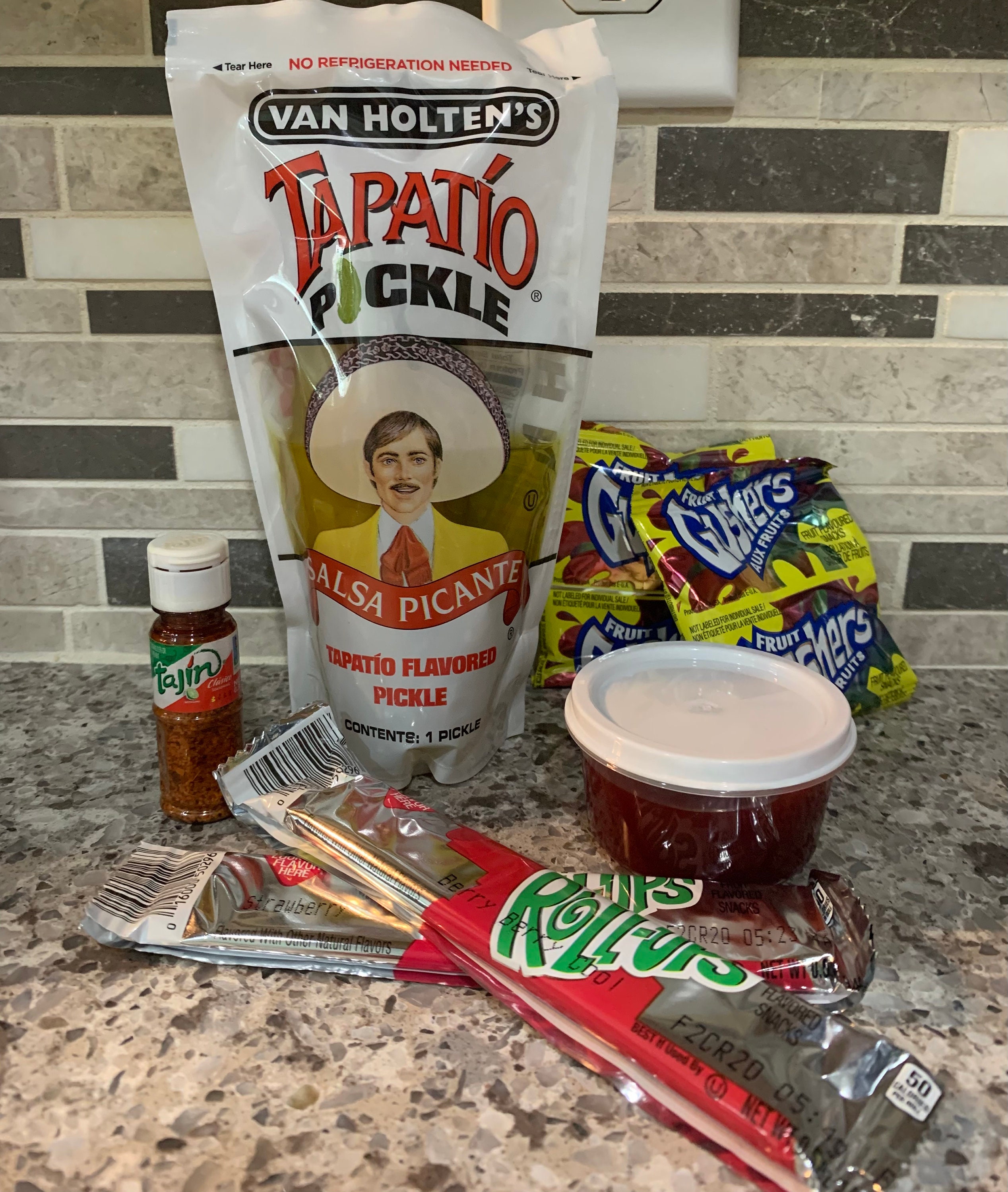 Chamoy Tajin Pickle Kit Etsy