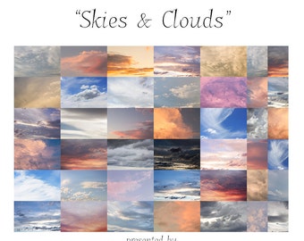 42 superposiciones de cielo único para usan en edición de fotos