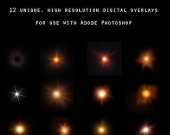 Crazy Diamond las llamaradas del sol - recubrimientos digitales para uso en Photoshop