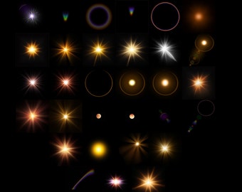 VENTA sobre 130 únicas superposiciones para Photoshop y elementos