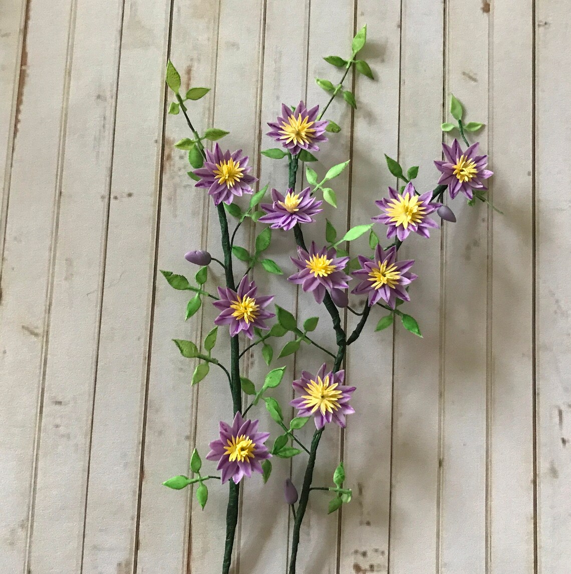 OOAK Clematis Vines Dolls House Miniatures 12th Etsy