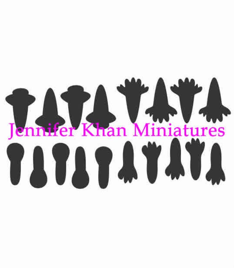 Snapdragon Cutter ~ 12th Scale ~ 24th Scale ~ 9th Scale ~ Clay Cutters ~ Cold Porcelain Cutters ~ Miniature Flower Making