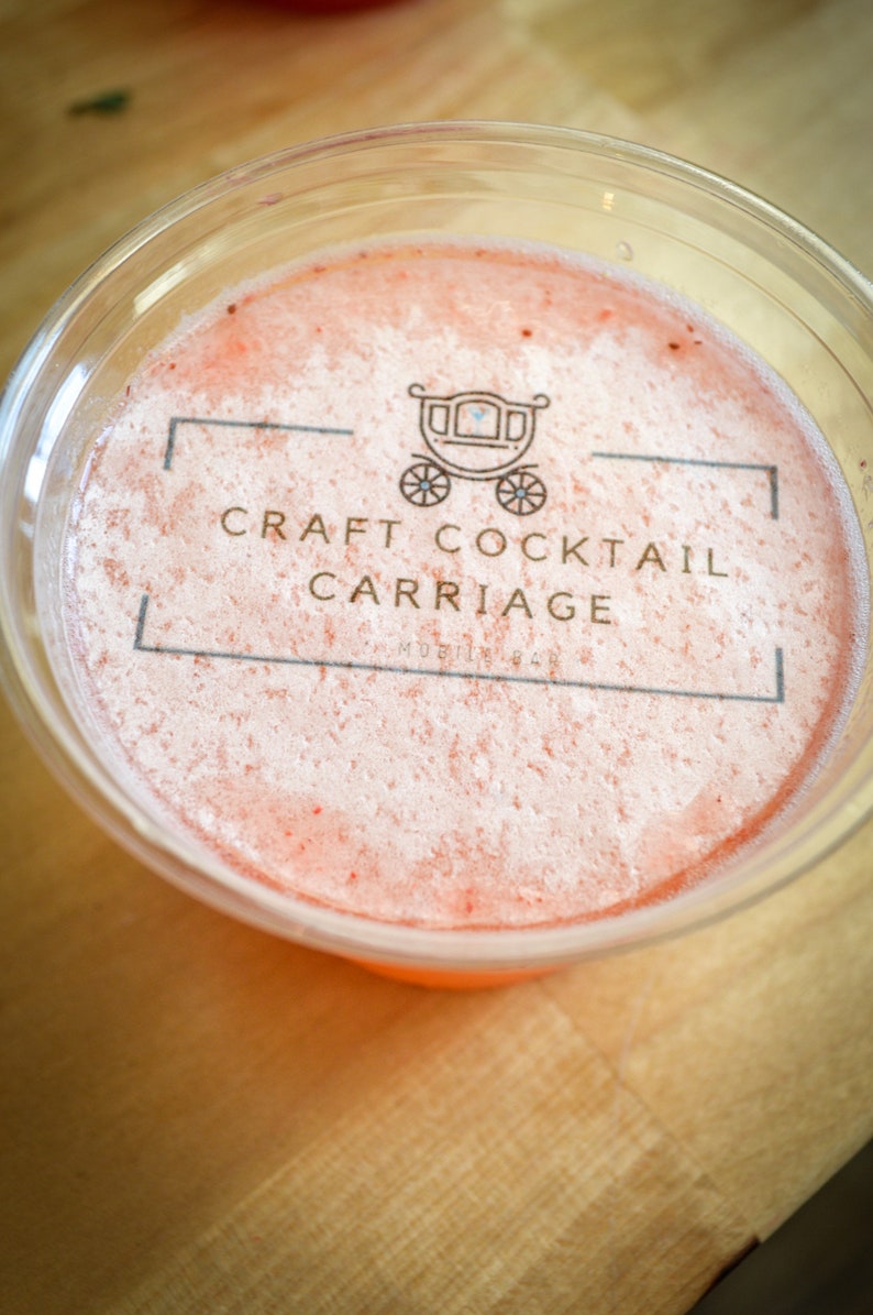 Logo Cocktail Topper Edible Drink Topper | Etsy