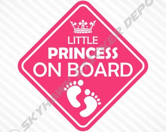 Free Free Little Princess On Board Svg 479 SVG PNG EPS DXF File