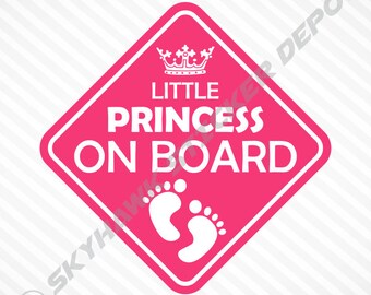 Free Free Little Princess On Board Svg 479 SVG PNG EPS DXF File