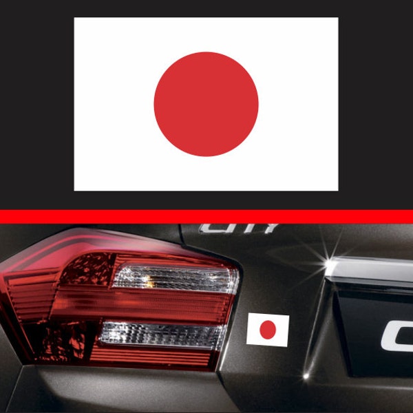 Autocollant Vinyle "Japanese Pride" - Chrome Ou Couleurs - Toutes Tailles - Waterproof