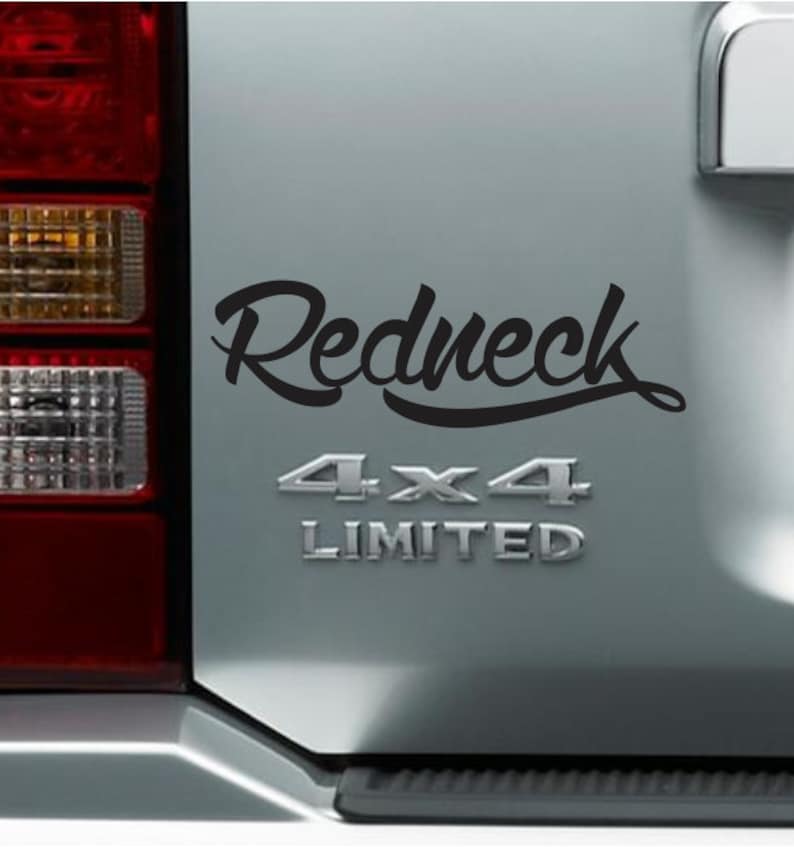 Redneck Sticker Vinyl Decal Funny Bumper Sticker Coal Roller Etsy