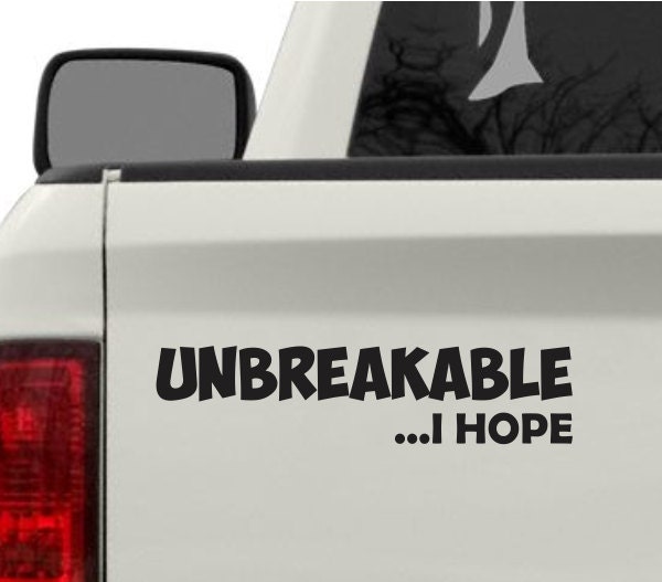 thumbnail image 2 of F*ck It Funny Vinyl Sticker – Glossy White Decal For Car, Laptop, Window – Pixel Lab Designs 2 of 2