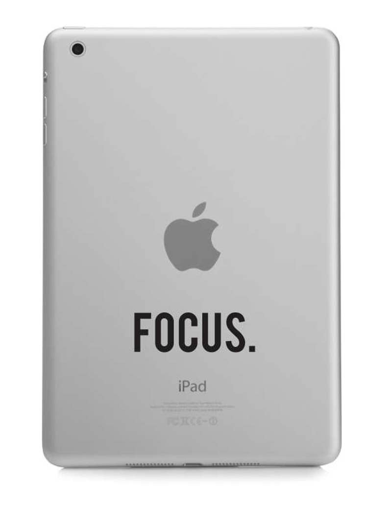 Focus Sticker Decal MacBook Pro Air 13 15 17 Keyboard Keypad Mousepad Trackpad Laptop Retro Vintage Motivational Text Quote image 2