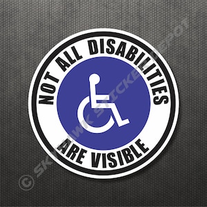 Funny handicap decal -  Canada