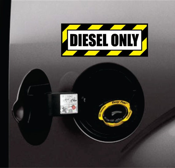 Fuel Cap Sticker Diesel Only Fuel Fuel Car Sticker Car Decal