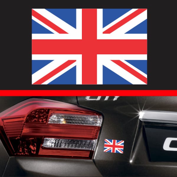 4" britannique drapeau autocollant vinyle autocollant Angleterre Royaume-Uni autocollant Queen voiture camion SUV autocollant Macbook pro Air autocollant UK