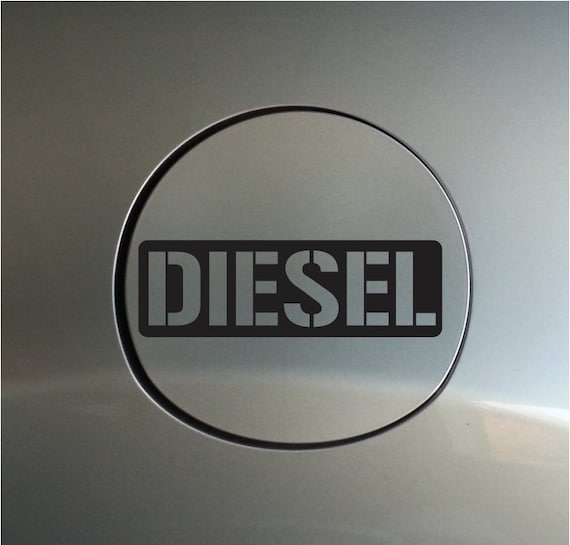 Diesel Army Style Marking Bumper Sticker Vinyl Decal for Car Truck Gas Cap  Sign Diesel Fuel Only 