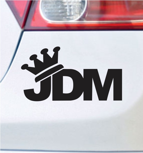 Calcomanía JDM De Vinilo Blanco Edición Limitada Para Honda, Mazda Y Más | Tamaño 9" X 2.3"