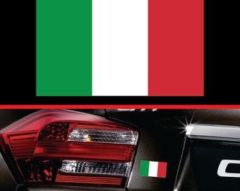 set 3D Italiaanse vlag tricolore sticker Ducati - Advertentie 849726