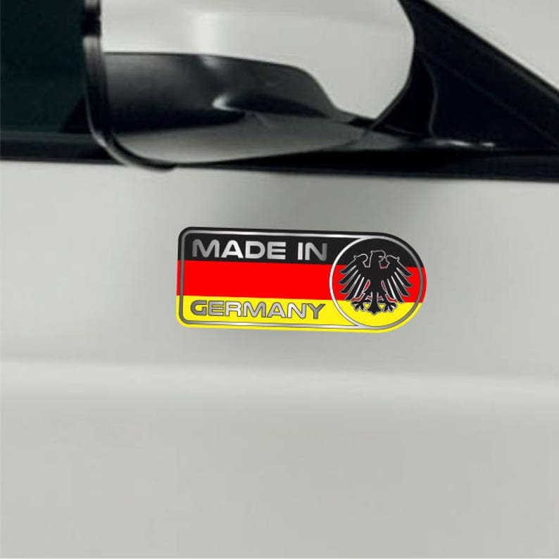 Made In Germany Car Sticker Set Vinyl Decal German Flag Etsy