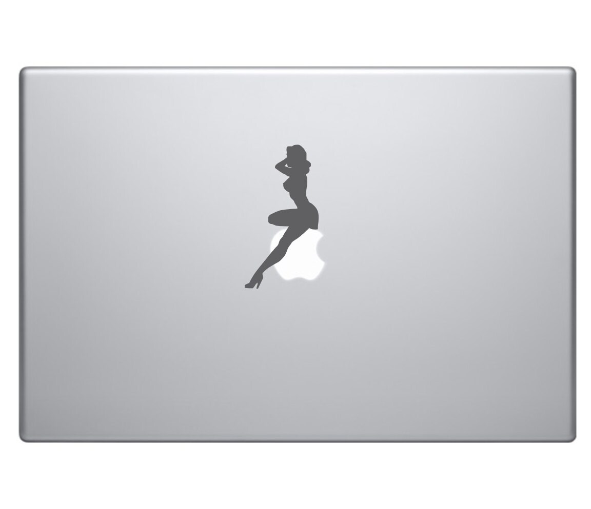 Sexy Pin up Girl Decal Laptop Sticker Vinyl Decal Sticker Skin MacBook ...