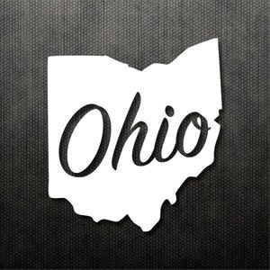 Ohio State Sticker Vinyl Decal Bumper Sticker Macbook Air Pro 13" 15" Sticker Laptop Sticker United States USA Sticker