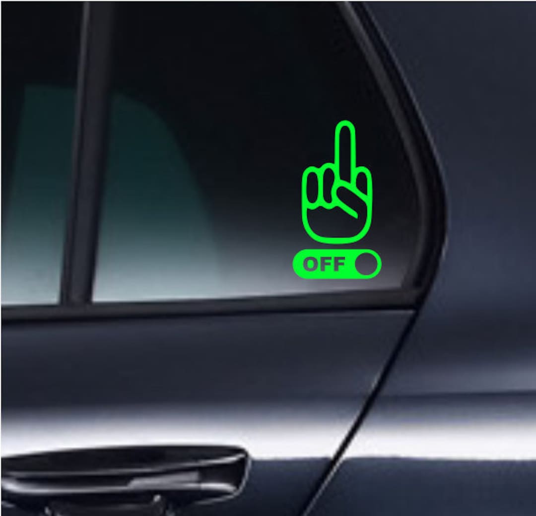 THE SHOCKER Adesivo Divertente Per Auto JDM Euro Stile VW - Foto 7