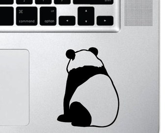 Panda Bear Laptop Sticker Vinyl Decal MacBook Pro Decal Air 13" 15" 17" Keyboard Mousepad Trackpad Cute Panda Bear Sticker