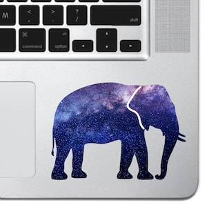 Cosmic Elephant Keyboard, Keypad Vinyl Decal Sticker Skin Track Bar MacBook Pro Air 13&quot; 15&quot; 17&quot; Apple iPad Grumpy Laptop iPad Decal