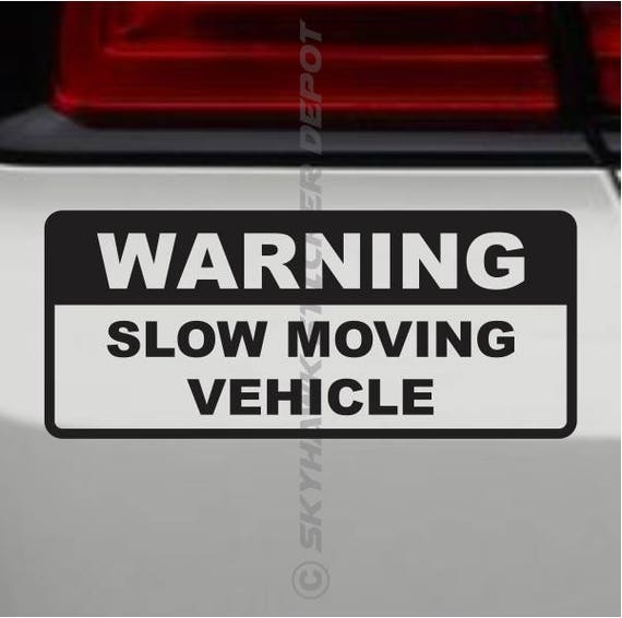 DECAL JDM VAN LOWERED LOW MOVING AS FAST AS I CAN FUNNY CAR BUMPER STICKER