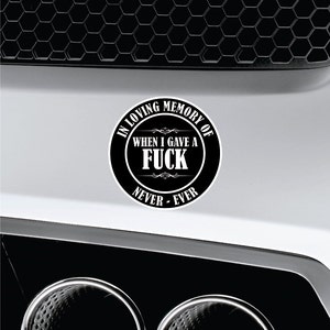 In Loving Memory, Funny Memorial Sticker Vinyl Decal Car Bumper Sticker Self Adhesive Vinyl Funny Prank Sticker Prank Gift JDM Fit Honda image 2
