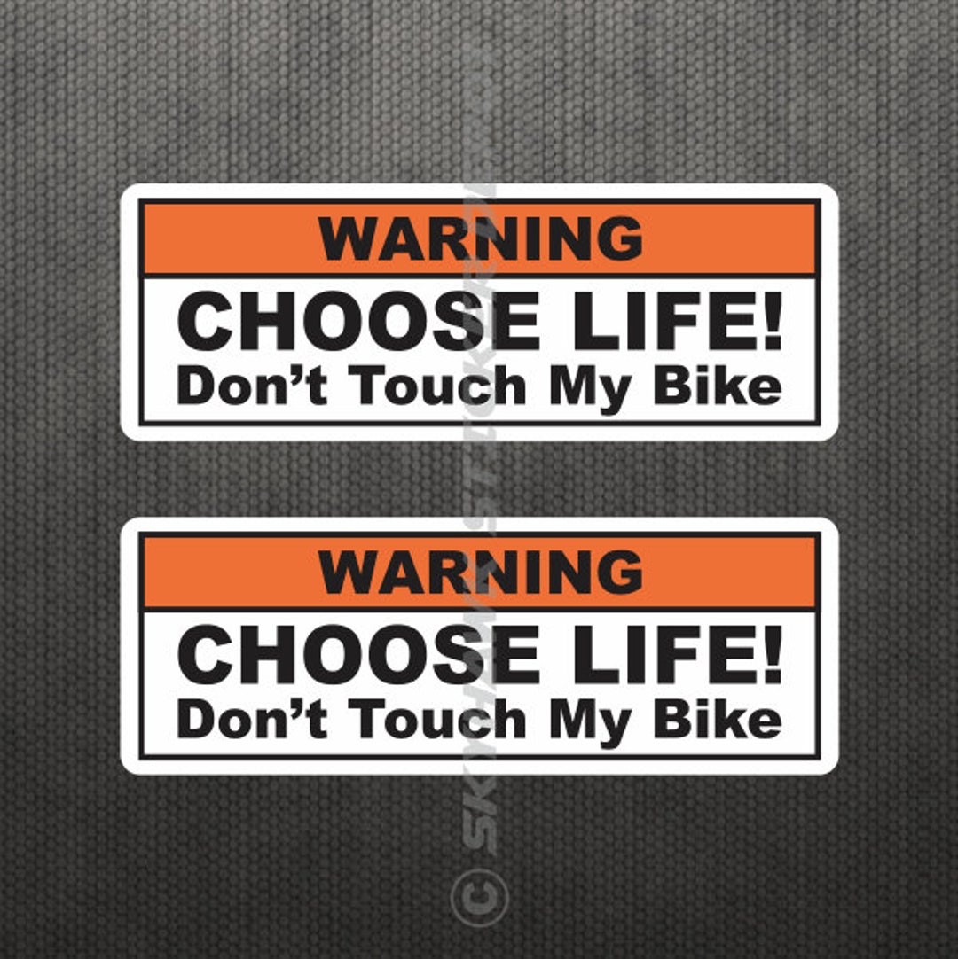 Funny Warning Sticker Set Label Vinyl Decal Choose Life - Etsy Funny Warning Sticker Set Label Vinyl Decal Choose Life - Etsy