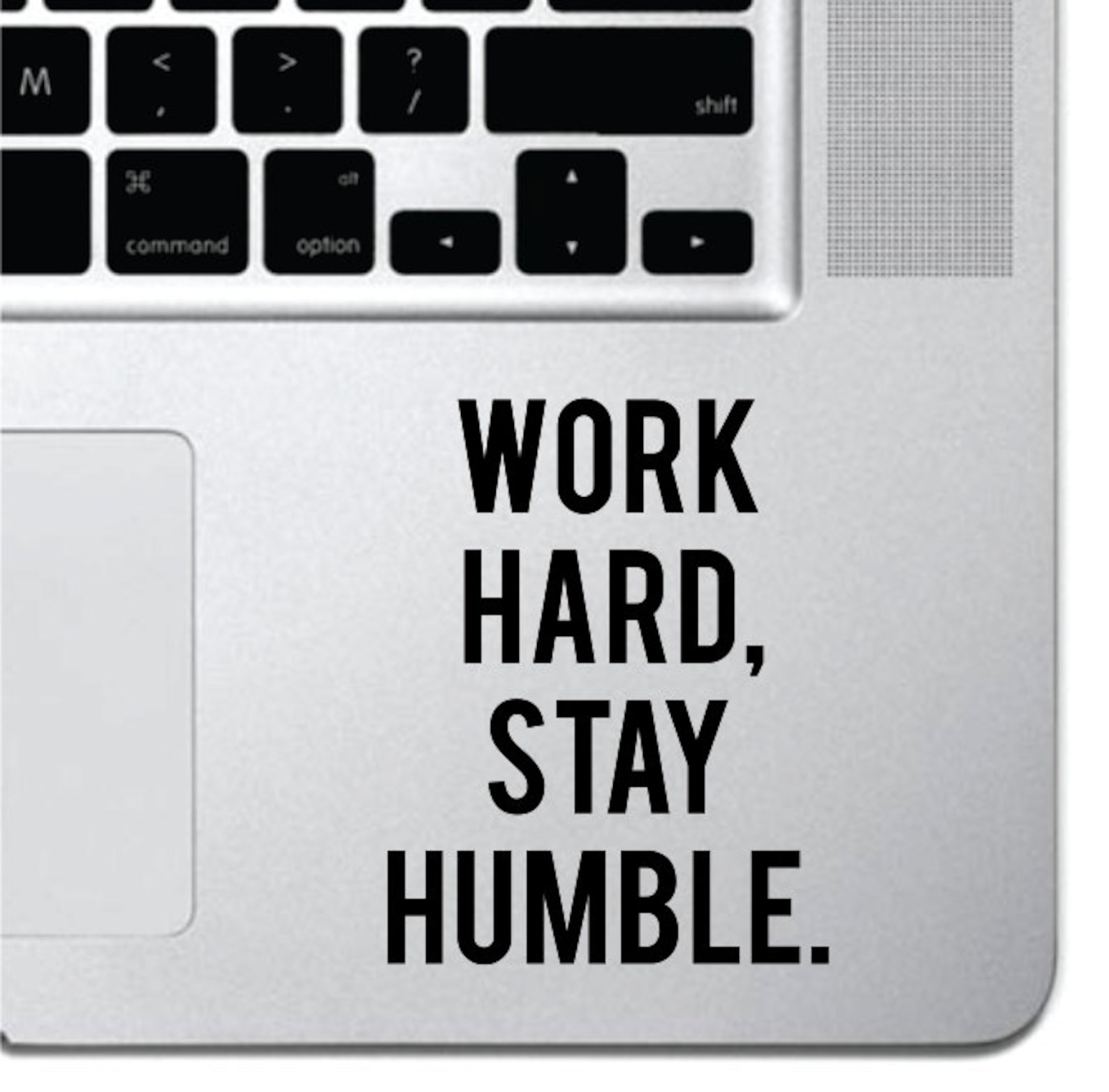 Work Hard Motivational MacBook Sticker Decal MacBook Pro Decal Air 13 ...