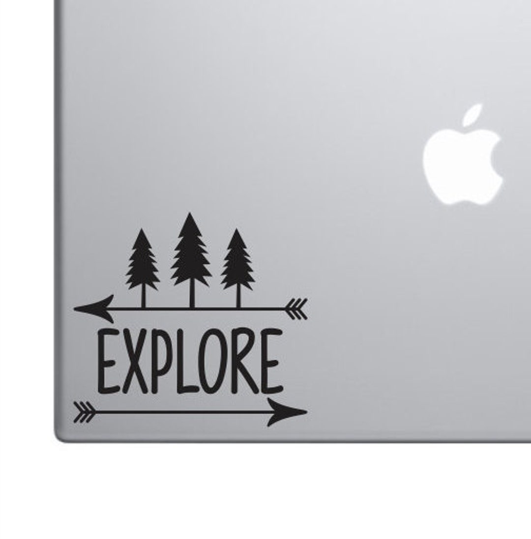 Explore Vinyl Sticker Laptop Decal MacBook Pro Air Sticker 13