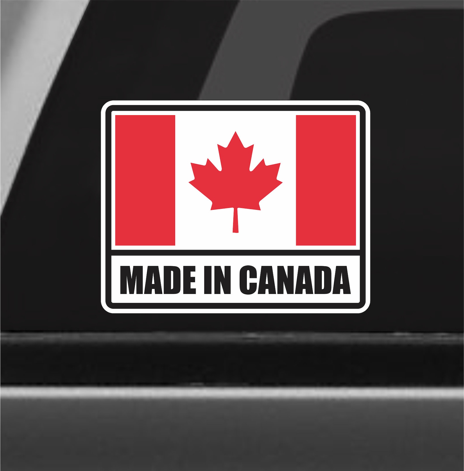 Made in Canada Sticker Vinyl Decal Canadian Flag Sticker Decal Maple ...