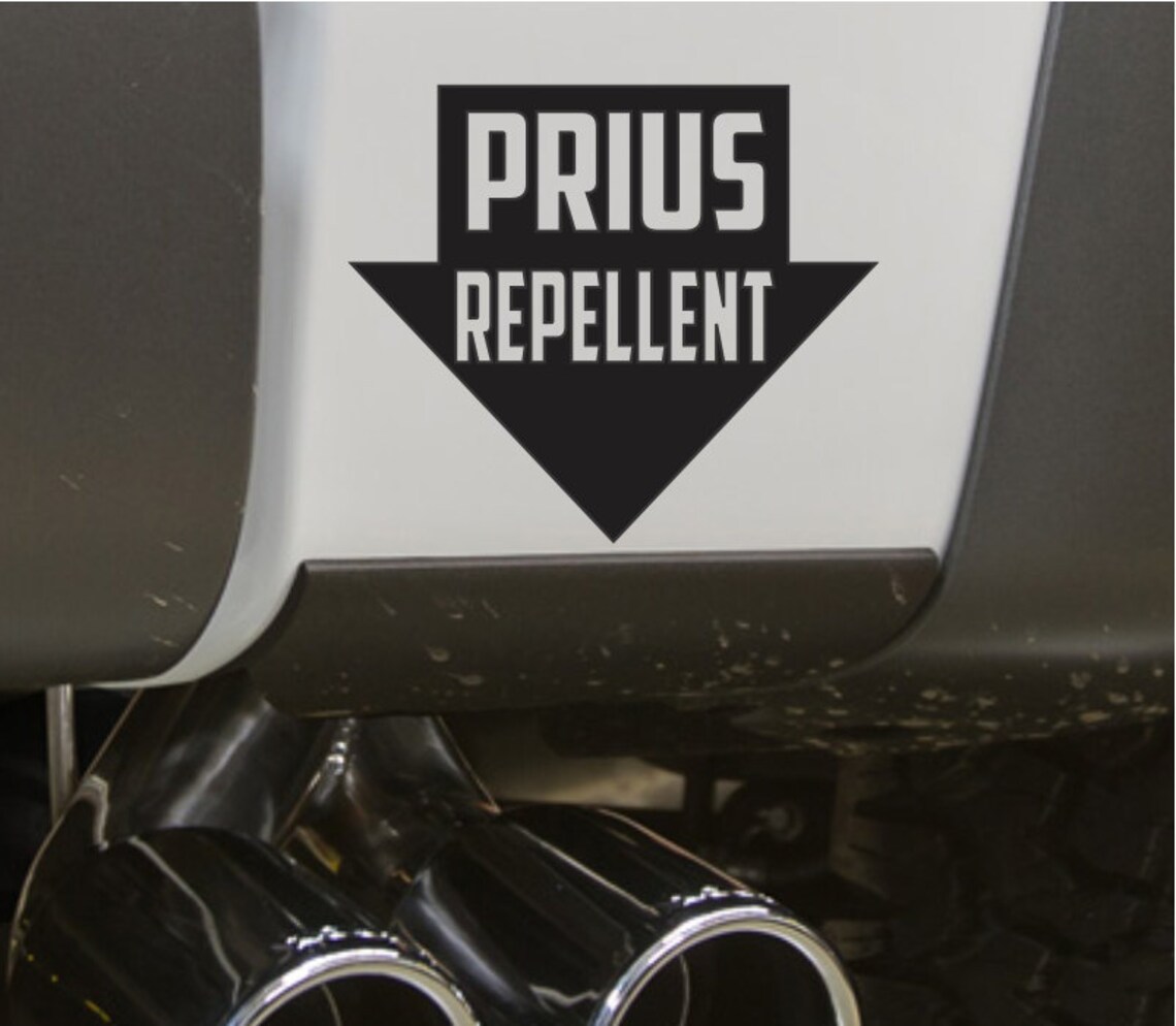Anti Prius Sign Prius Repellent Funny Bumper Sticker Parody Vinyl Decal JDM Dope Euro ...