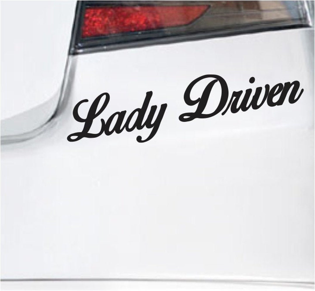 Lady Driven Autoaufkleber Vinyl Aufkleber Auto LKW Gelandewagen Frau Madchen Fahrer JDM Dope Euro Turbo 4x4 Etsy
