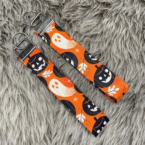 Halloween Spooky Jack O Lanyard Kürbis Geist Handgelenk Schlüsselbund Lanyard