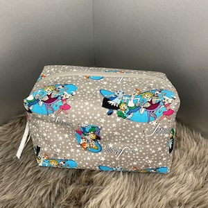 Jetson's Soft Fabric Make Up / Pencil Boxy Zipper Bag