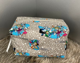 Jetson's Soft Fabric Make Up / Pencil Boxy Zipper Bag