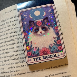 The Ragdoll Cat Tarot Holographic Magnetic Book-Marker