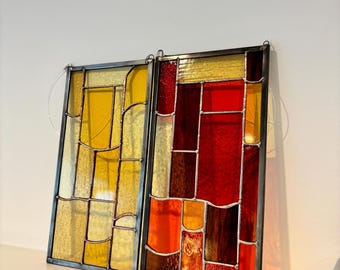 Reds or Yellows retro 12x6 Panel