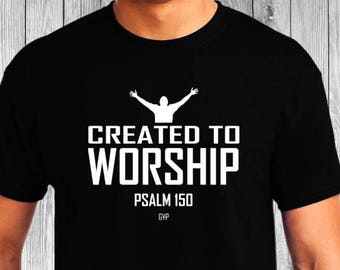 Created to Worship Tee Christian T 