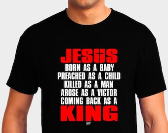 Life of Jesus T-Shirt - Christian T-Shirt - Christian Apparel - Faith Shirt - Religious Shirt