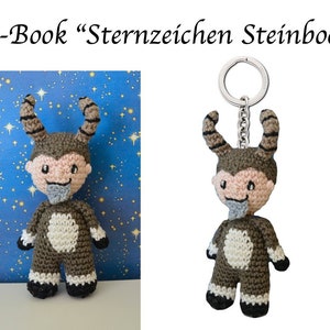 Crochet pattern: Zodiac sign Capricorn (14 cm)