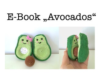 Avocados-Paar (11x8 cm)
